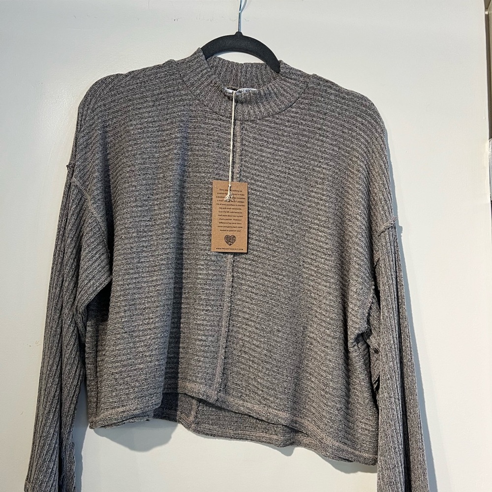 Project Social T Break it down sweater cute and soft